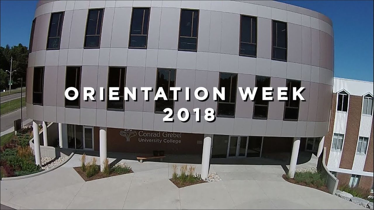 Conrad Grebel Orientation Week 2018