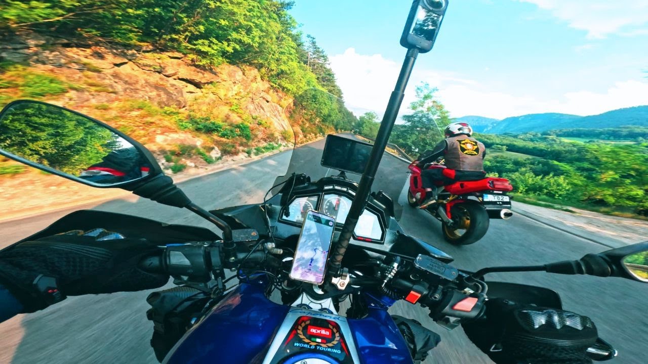 Aprilia Yamaha Kawasaki Mountaine Ride with Sun/Rain Vlasenica Han Pogled GoPro Hero 12 4K