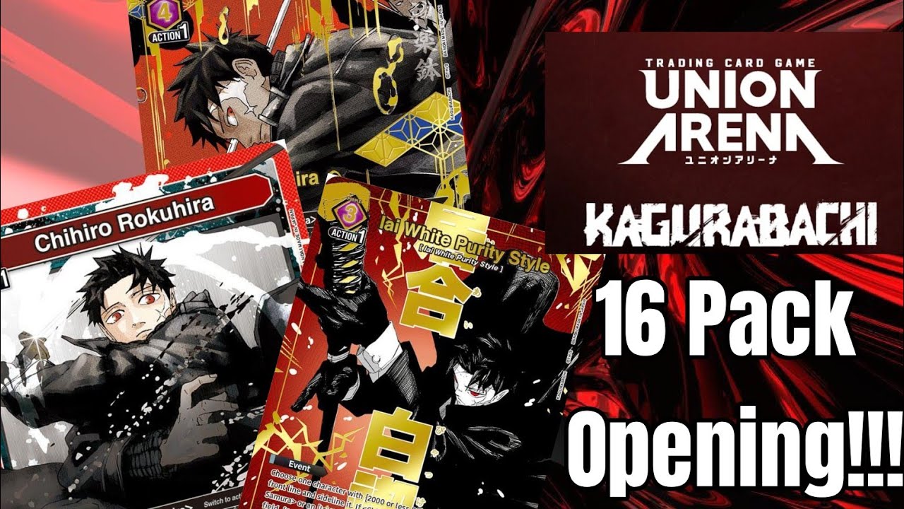 UNBOXING KAGURABACHI TRADING CARDS BOOSTER BOX!!!!!