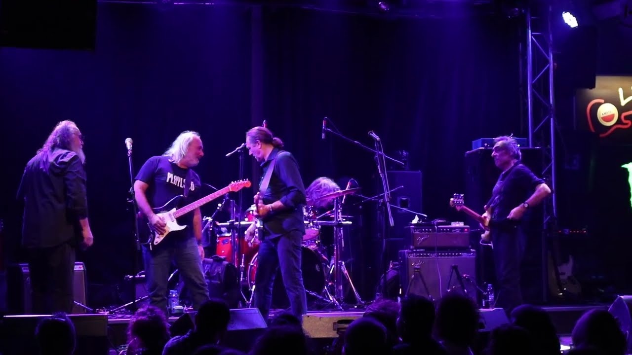 Blues Wire, Nick Dounoussis and guests live at Kyttaro, 5 Jan. 2023 playing Cold Shot (SRV cover)