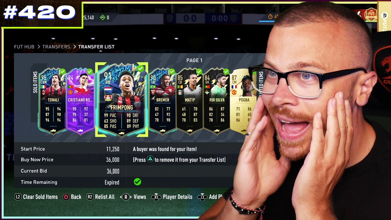 FIFA 22 I SOLD ALL MY PRICEY CARDS TO GET ONE OF THE BEST POSSIBLE ULTIMATE TOTS DURING MARKET CRASH