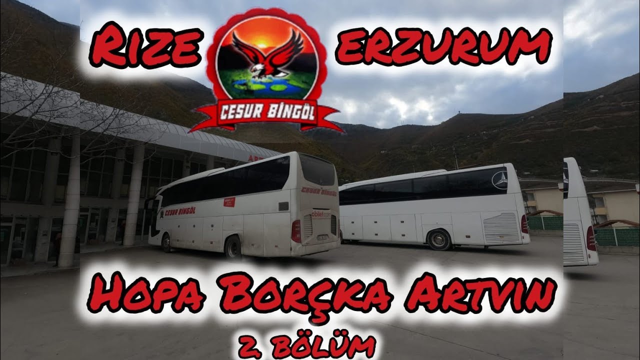 #99 ( 2 ) Cesur Bingöl | Rize - Erzurum | Otobüs Yolculuğu 2.Bölüm | Bus Travel Türkiye