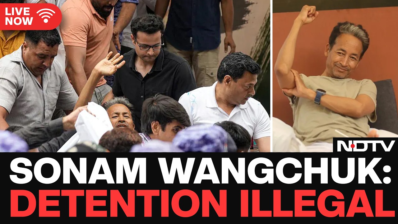 Sonam Wangchuk LIVE | Wangchuk Calls His Detention 'Illegal' In Letter From Hospital | Jantar Mantar