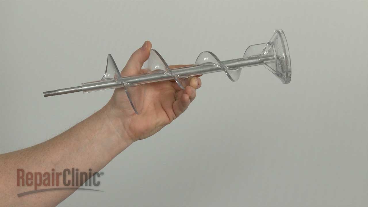 GE Refrigerator Ice Bucket Auger Replacement 