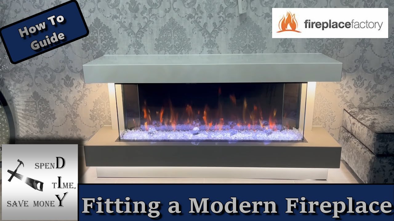 Fitting a modern fireplace, The Lazio Suite from The Fireplace Factory Liverpool