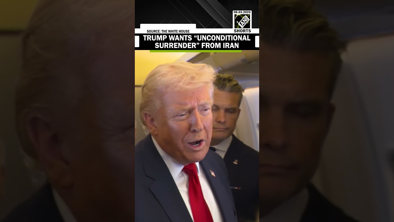 US President Trump wants &ldquo;unconditional surrender&rdquo; from Iran amid Middle East Crisis