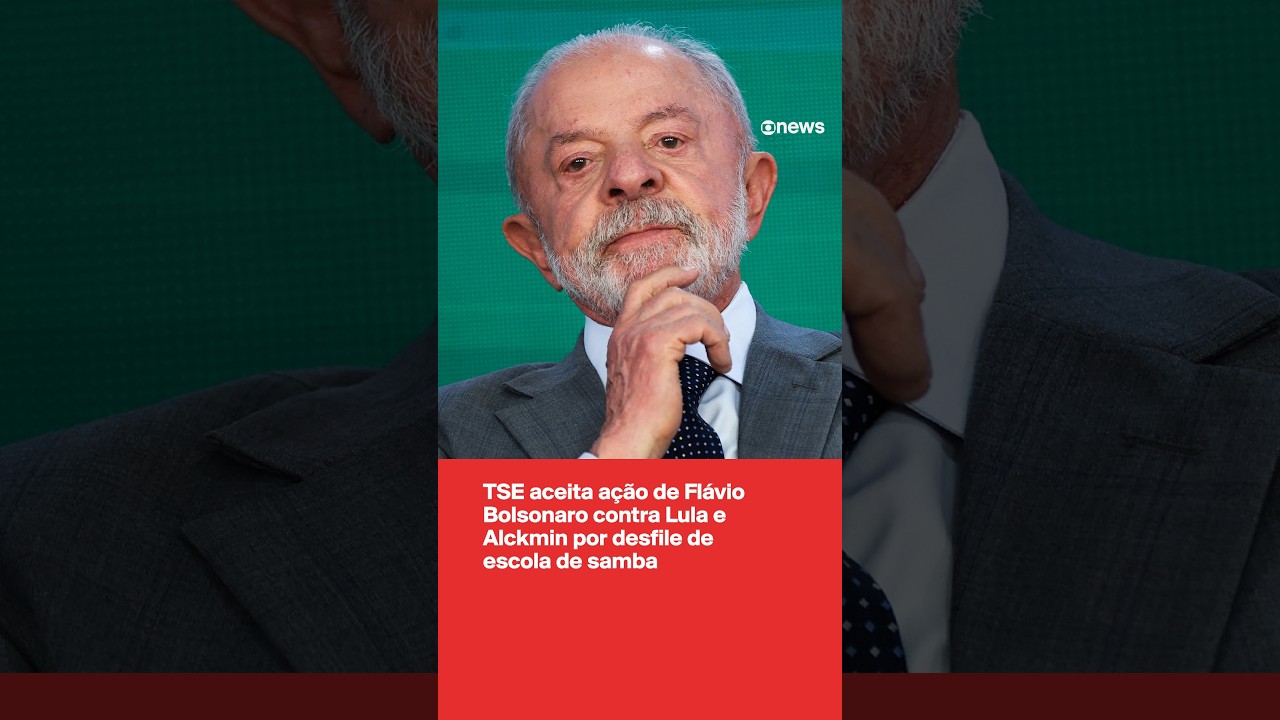 TSE aceita a&ccedil;&atilde;o de Fl&aacute;vio Bolsonaro contra Lula e Alckmin por desfile de escola de samba