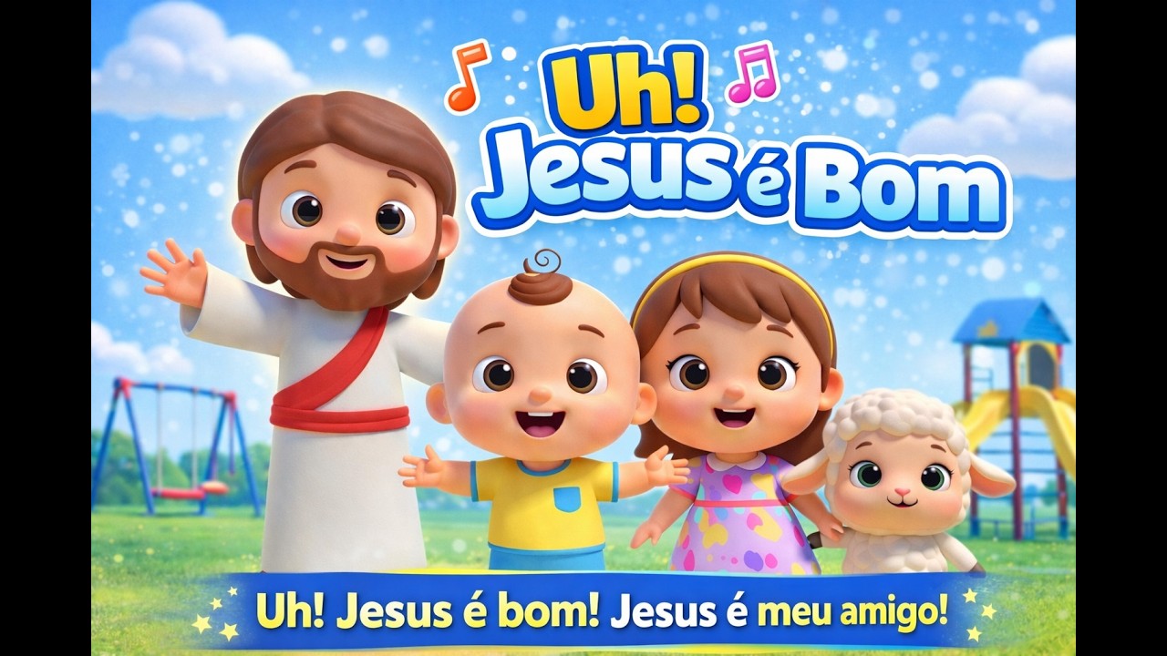 Uh! Jesus é Bom 👶🎶 | Música Infantil Cristã | Pequenos com Jesus