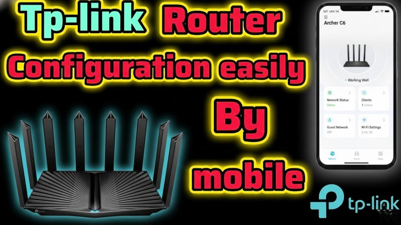 Tp-link router configuration easily by mobile | router setup by mobile 