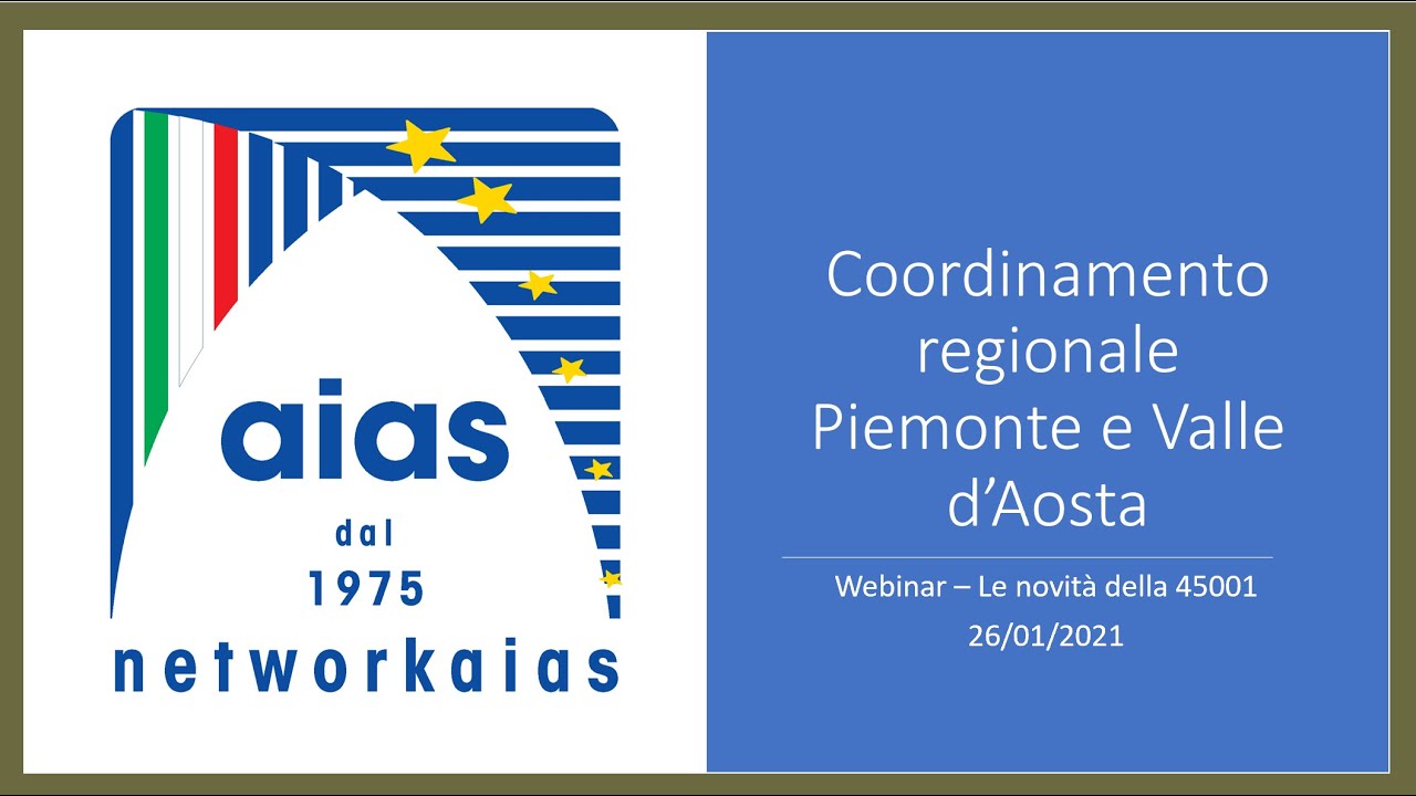 Webinar: Dalla OHSAS 18001 alla UNI ISO 45001 - consultazione e partecipazione dei lavoratori