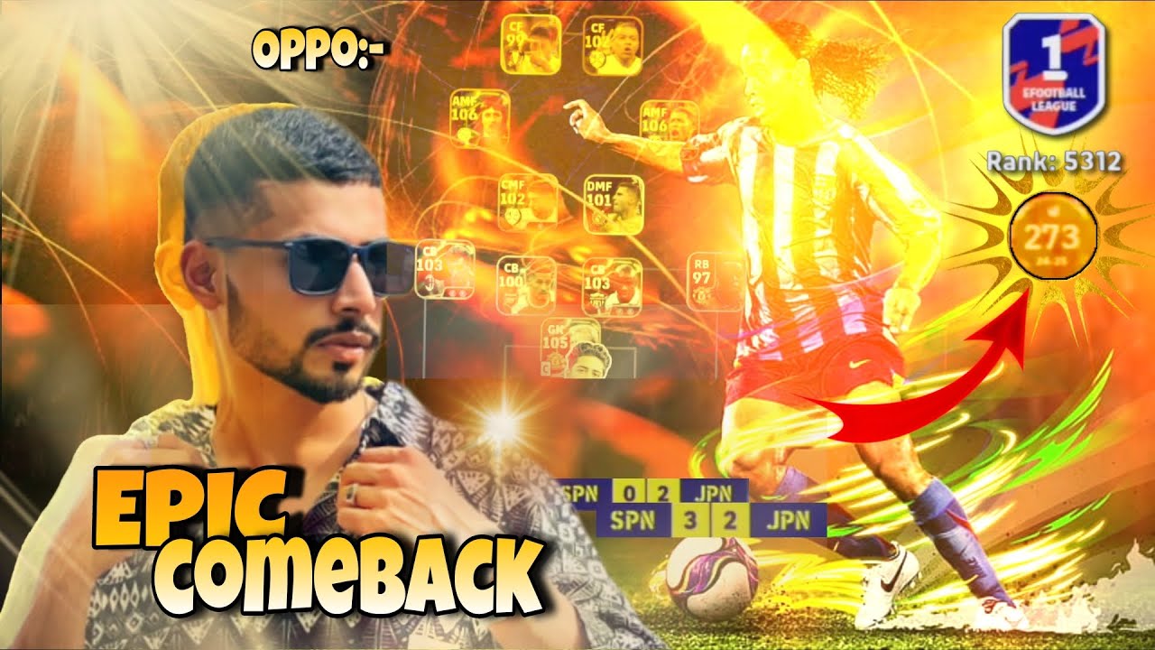 Crazy comeback 🤯 AGAINST DIVISION 1. 273 RANK PRO OPPO‼️ | Mr HabZzz Gaming💥 | #efootball2025#pes 😍🔥