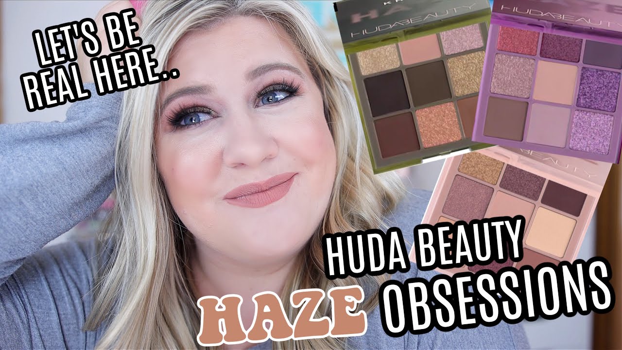 HUDA BEAUTY HAZE OBSESSIONS PALETTES - TESTING ALL 3 PALETTES + MY THOUGHTS