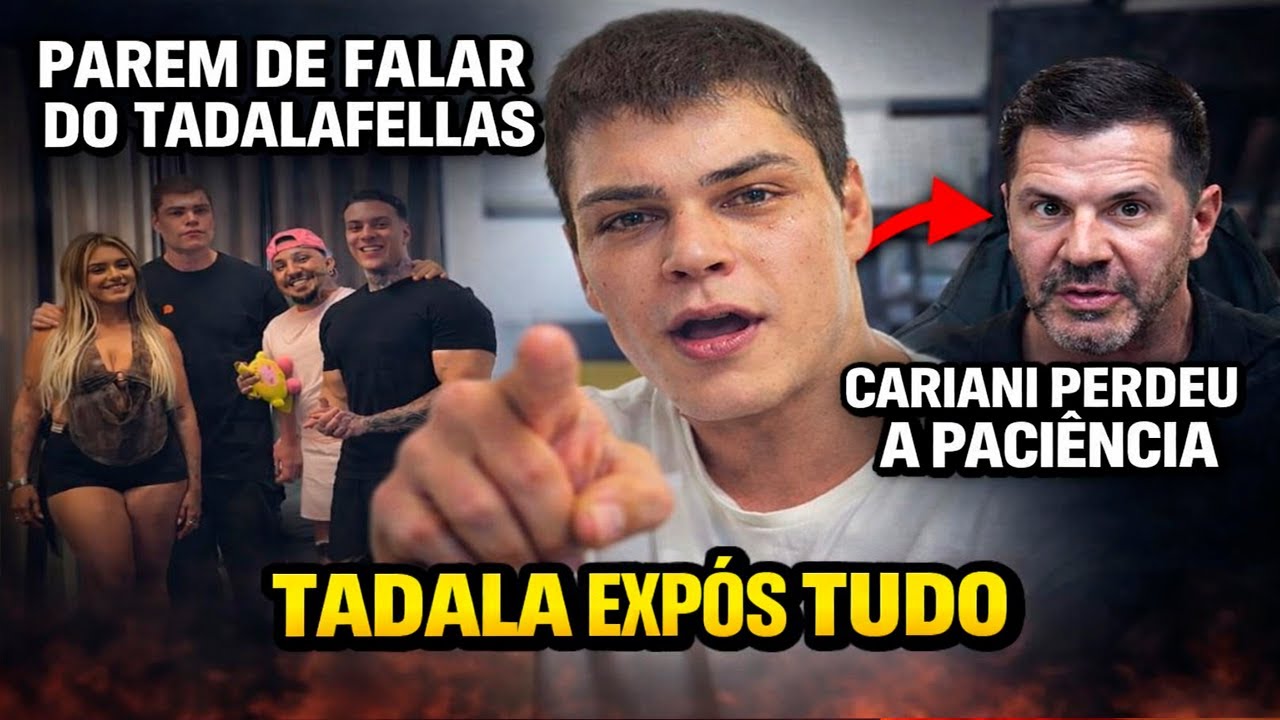 URGENTE! TADALAFELLAS JOGA MERD# NO VENTILADOR E EXPÕE LEO STRONDA! CARIANI REVELA CONVERSA E MAIS