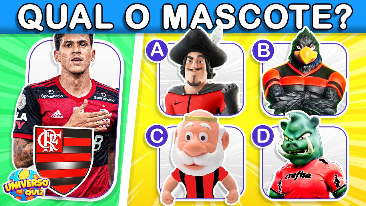 Adivinhe os MASCOTES dos TIMES de Futebol | Adivinhe os Mascotes dos Clubes