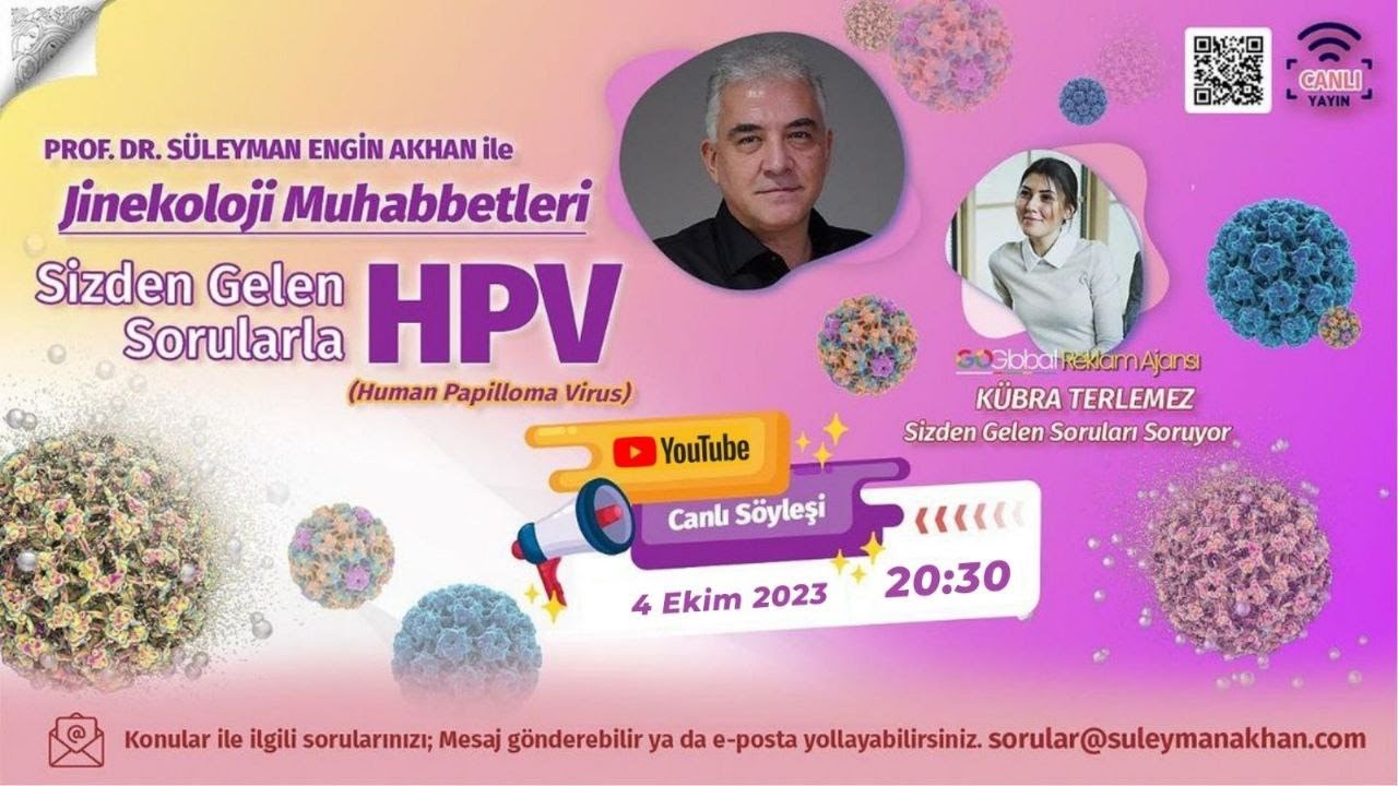 Sizden gelen sorularla Genital HPV Prof. Dr. Süleyman Engin Akhan cevaplıyor