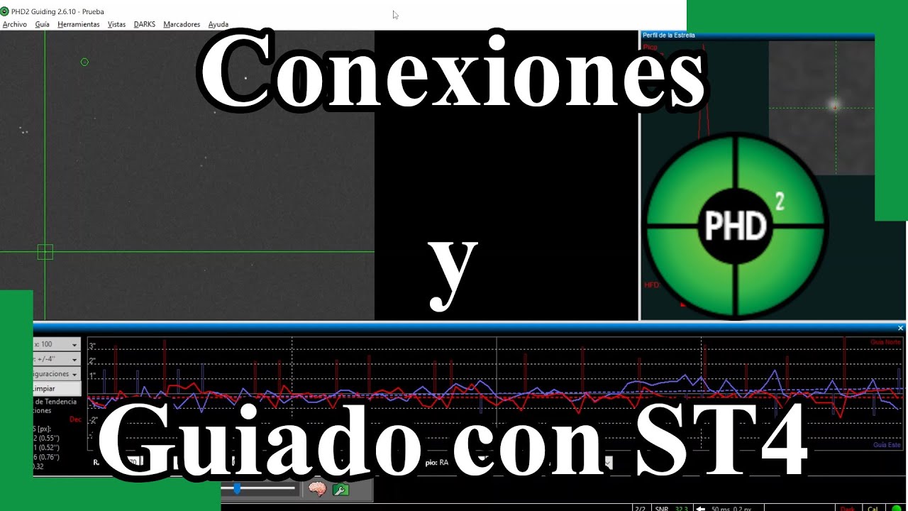 PHD2: Guiado con ST4