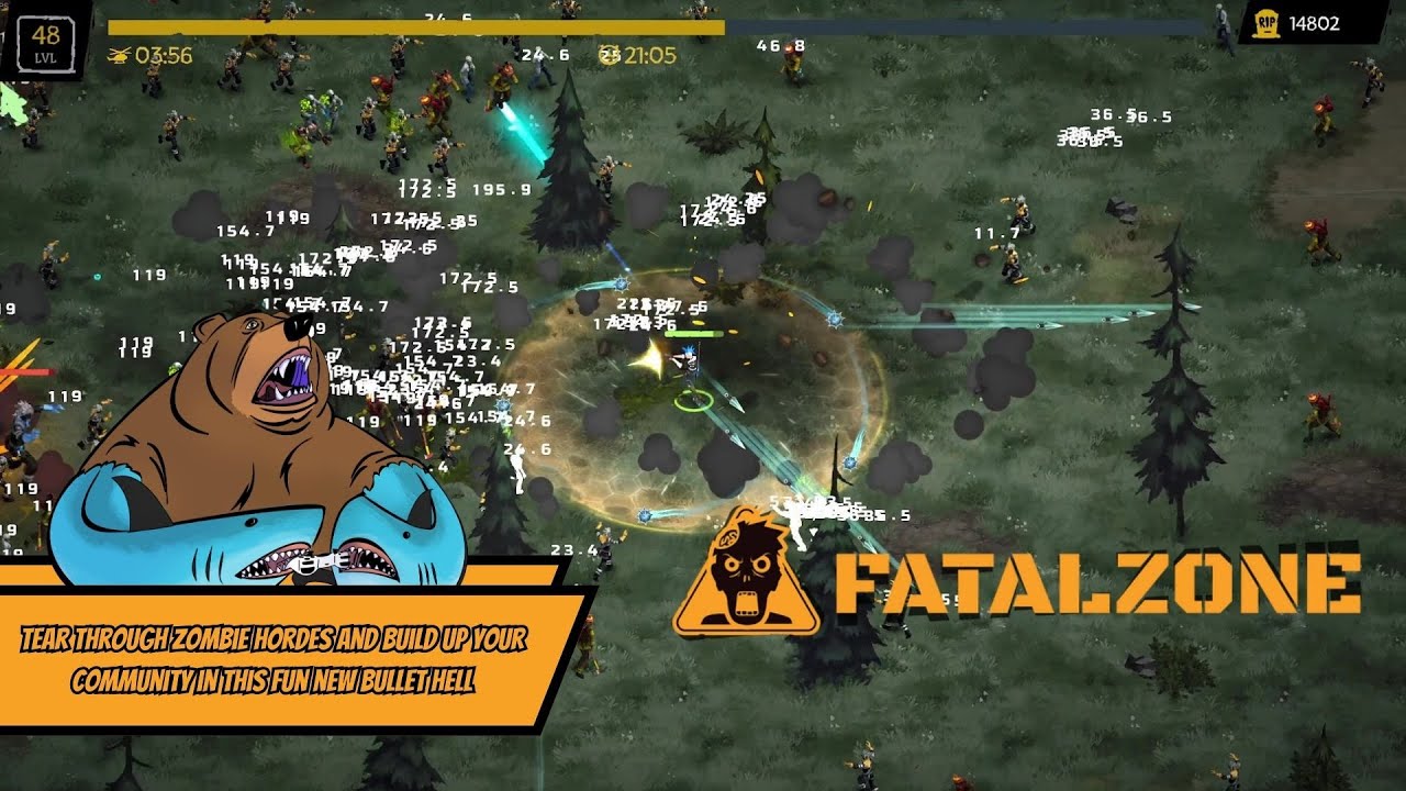 FatalZone - Tear Through Zombie Hordes And Build Up Your Community In This Fun New Bullet Hell
