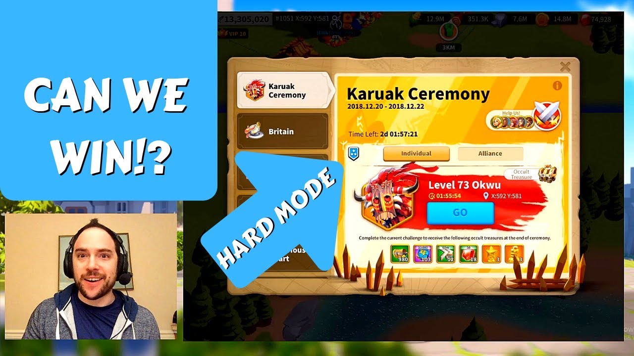 GUIDE: Karuak Hard Difficulty | Rise of Kingdoms (ROK)