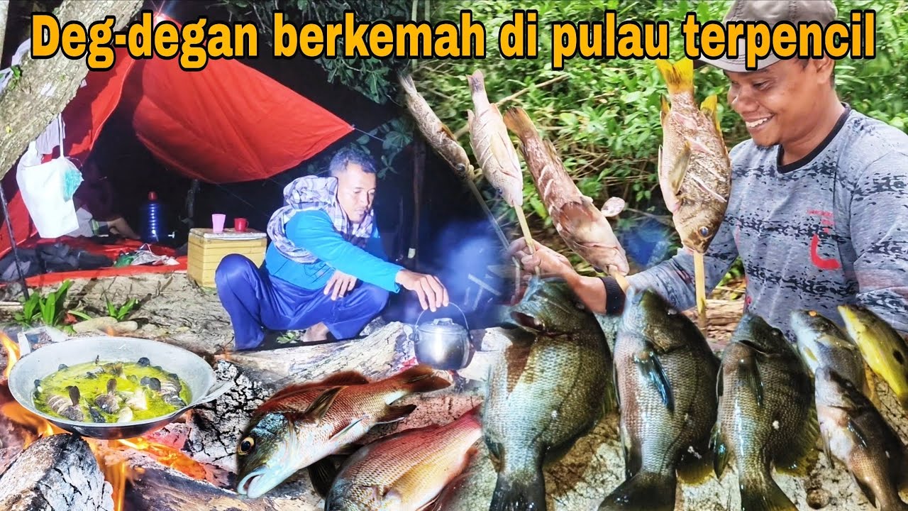 Deg-degan‼️berkemah di hutan Sumatra tidur nyenyak samapai pagi