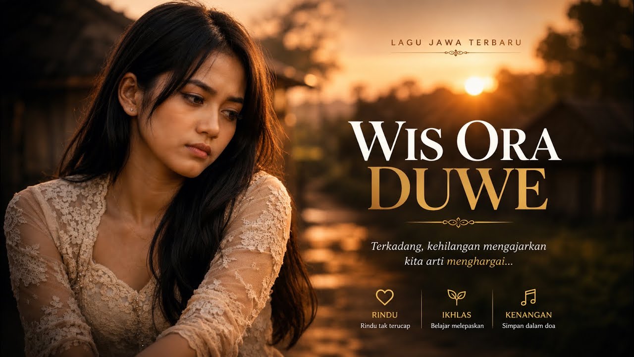 Wis Ora Duwe | Lagu Campursari Jawa Galau Tentang Pisahan (Official Lyric Video)