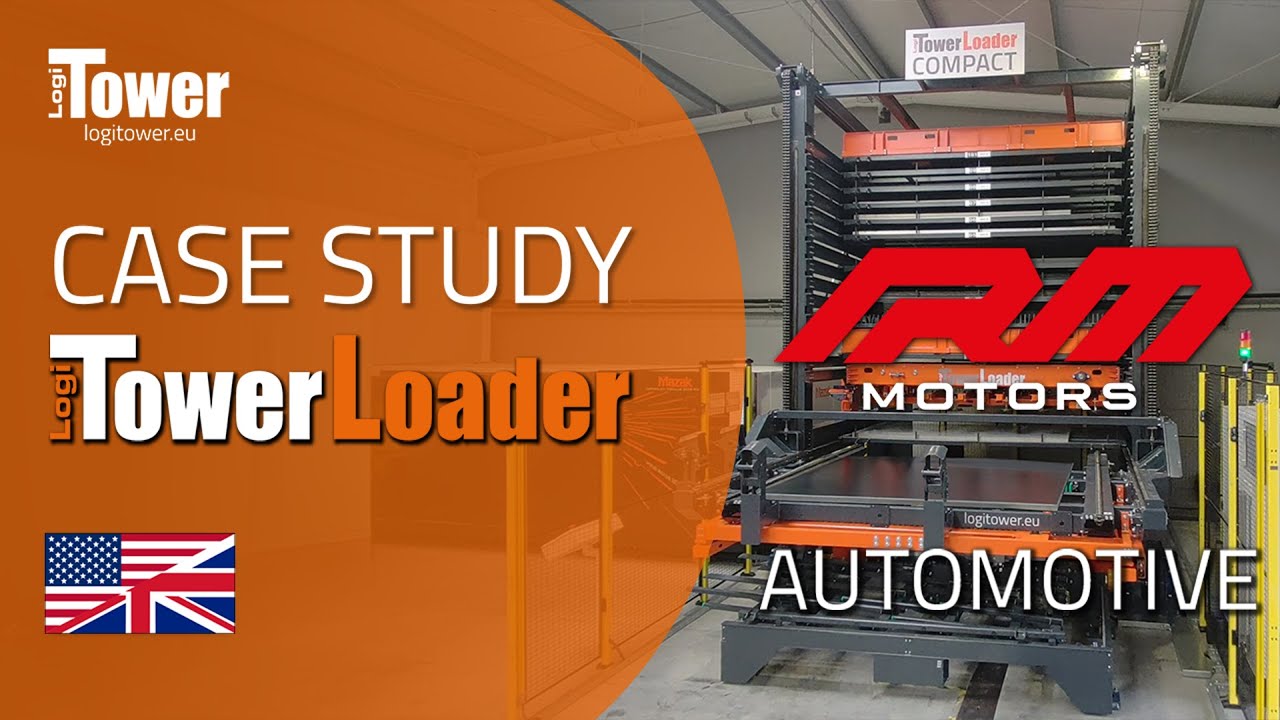 LogiTowerLoader COMPACT at RM Motors – Sheet Metal Storage & Handling for Automotive