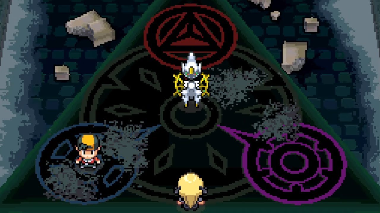 SinJoh Ruins Arceus Event - Pokemon Heart Gold & Soul Silver