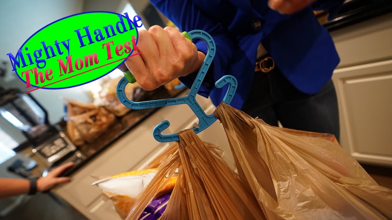 Mighty Handle: Unload Groceries in 1 Easy Trip