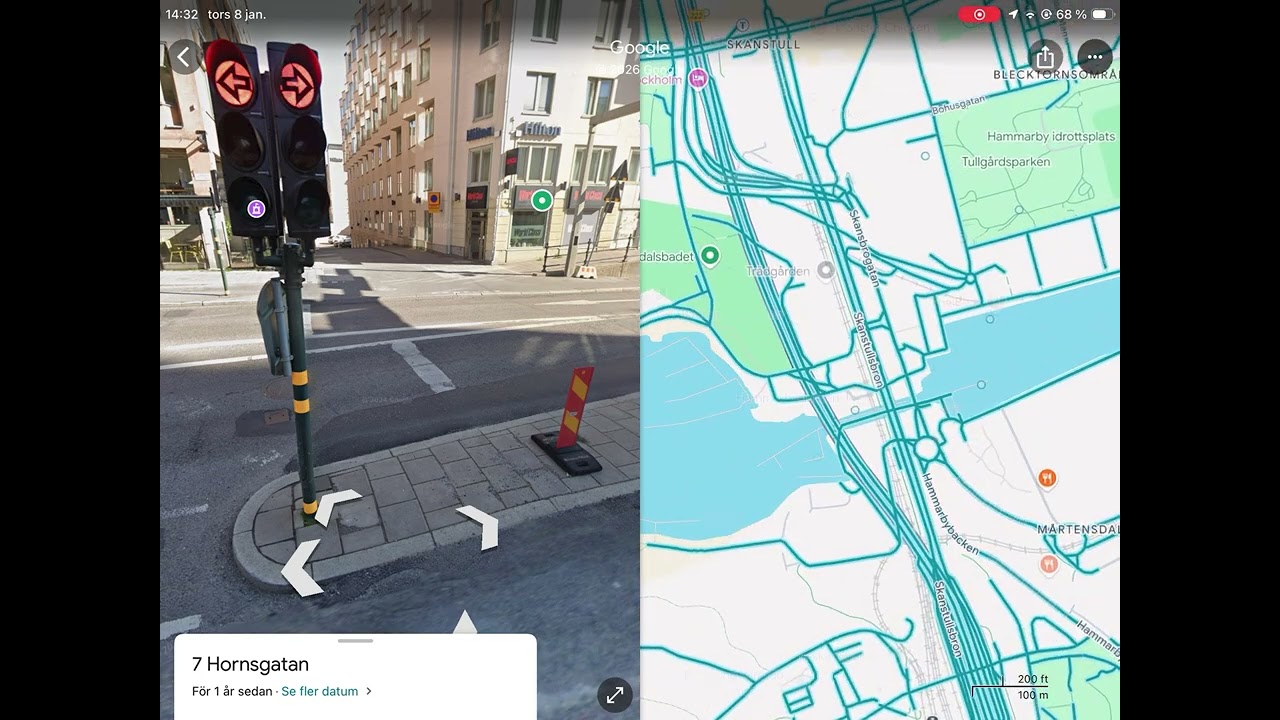 Google Street View - Visiting All Streets on Södermalm (Part 2)