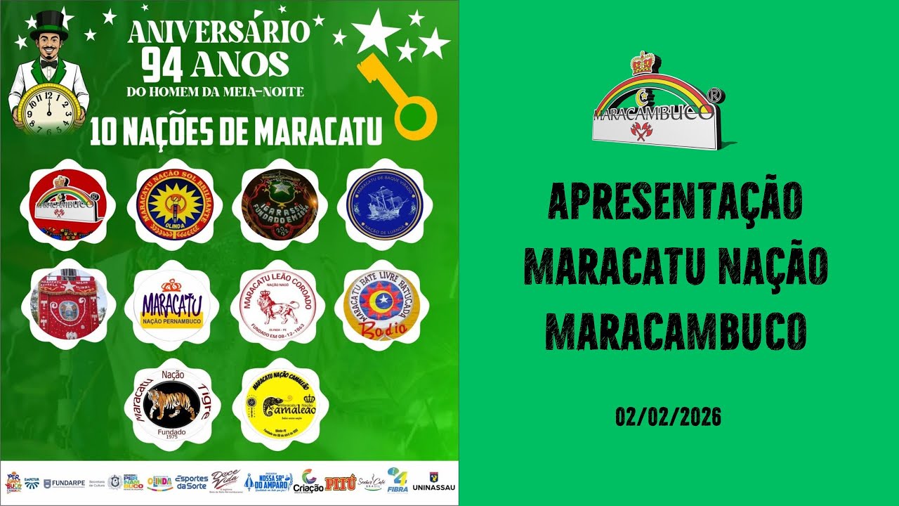 Apresentação Maracambuco no Aniversário do Homem da Meia Noite