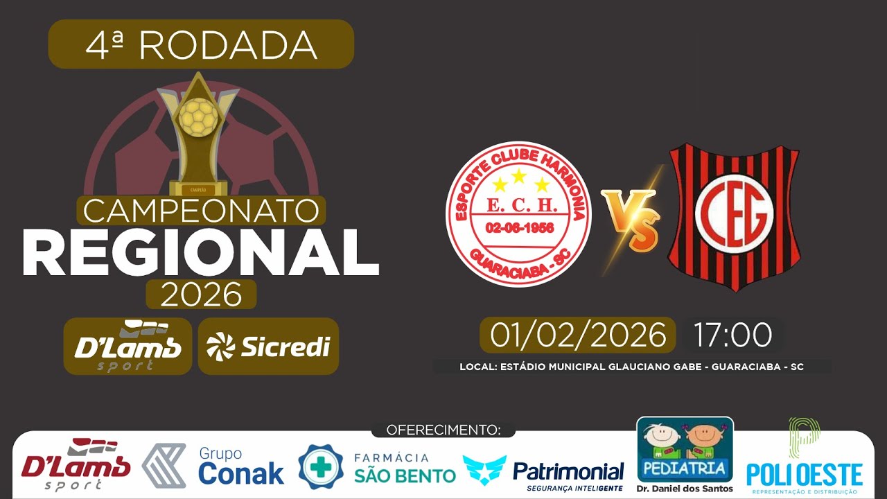 Harmonia x Guarani - REGIONAL