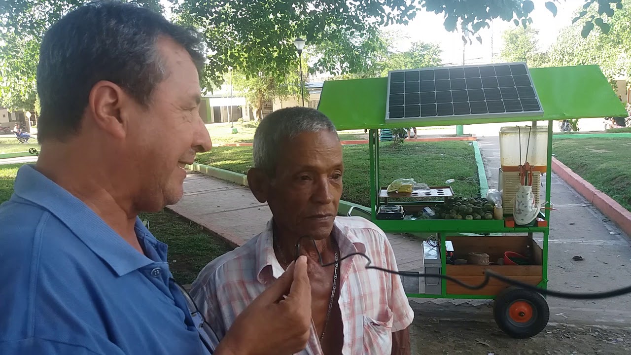 La creatividad de un vendedor ambulante en Vistahermosa,Meta
