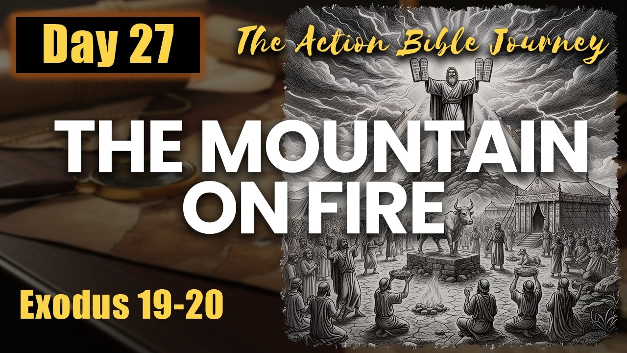 Day 27: The Mountain on Fire | Exodus | Action Bible Journey