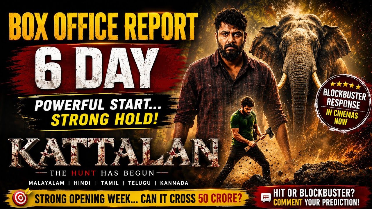 Kattalan Box Office Collection Day 6 | Worldwide Collection, Budget & Hit Or Flop Report 