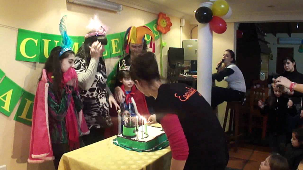 Salón Evaristo´s; Cumple 8 de Valentino: Ceremonia de La torta