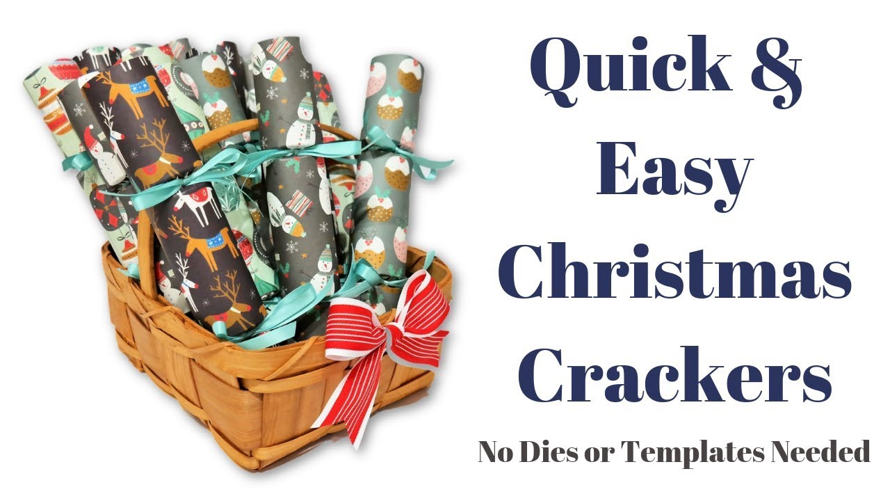 Easy DIY Christmas Crackers Christmas Workshop 2018