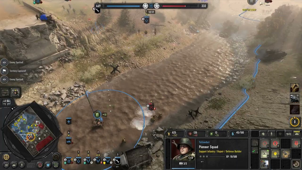 Company of Heroes 3 4v4 Gameplay