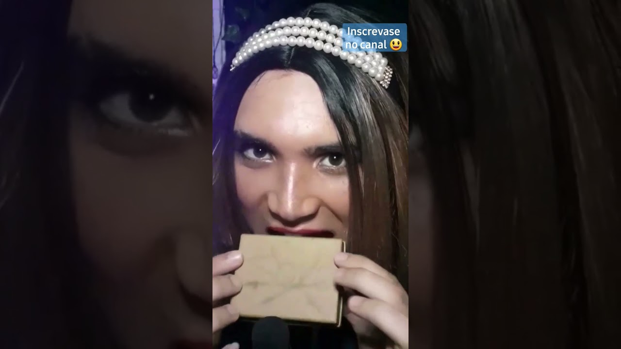 um ASMR suspeito #asmr #sonsdeboca #tapping #sonsde&aacute;gua