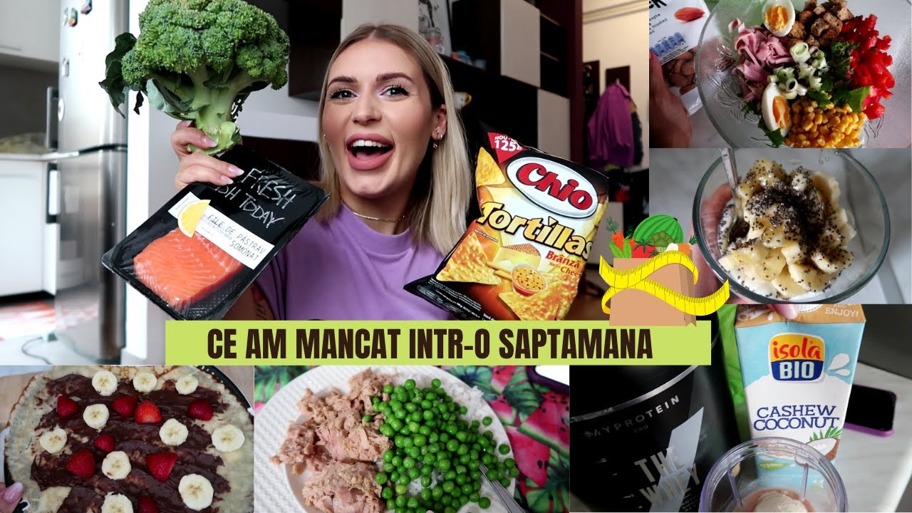 VEZI CE AM DECIS SA MANANC DUPA CE NU MA MAI INCAPEAU BLUGII 😂 *nu glumesc* | WHAT I EAT IN A WEEK