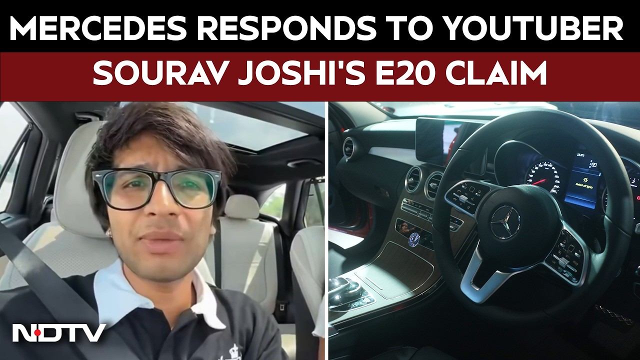 Mercedes-Benz ответила на обвинения блогера Sourav Joshi о снижении расхода топлива из-за E20