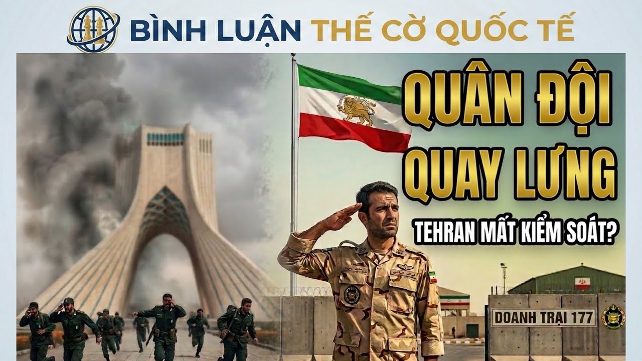 Từ quân phục tùng đến phản loạn: Điều gì xảy ra trong quân đội Iran?