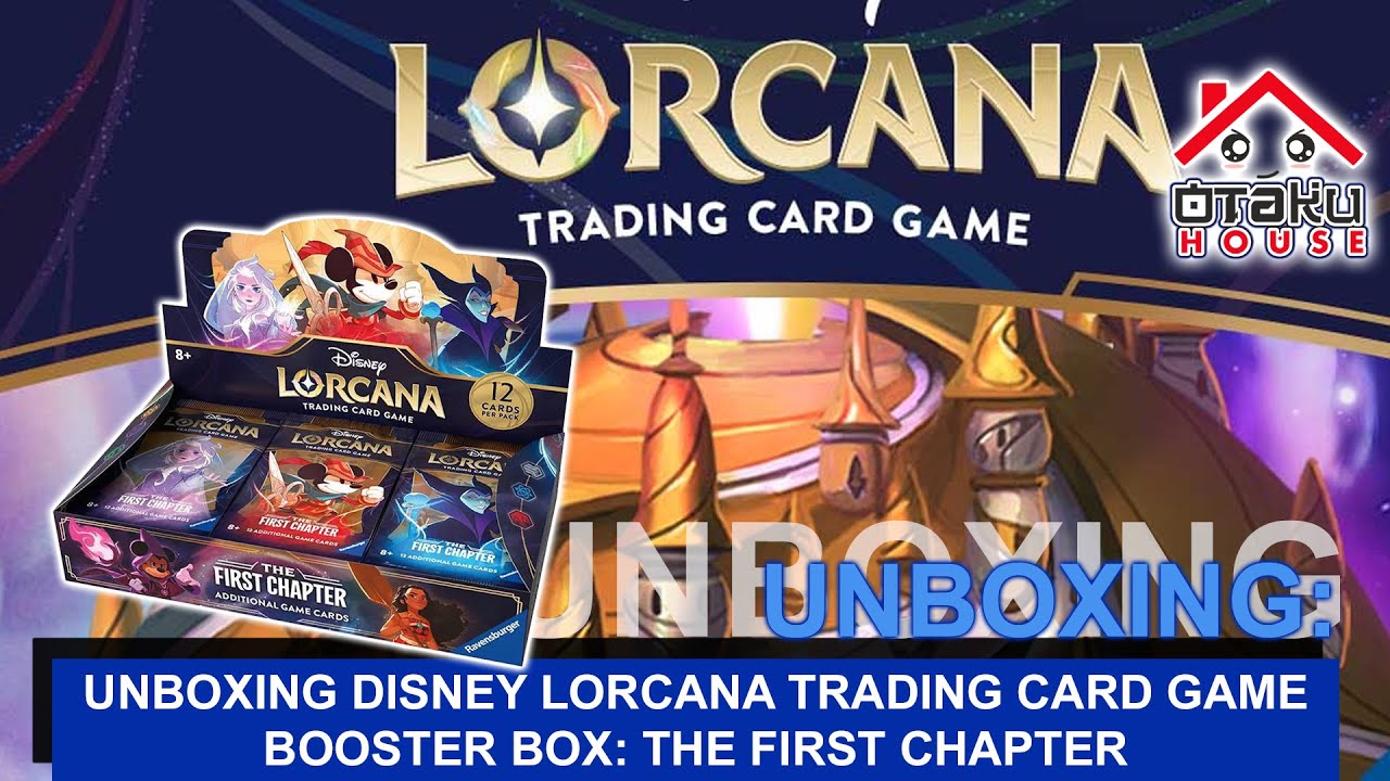 ABRIENDO UNA CAJA DE THE FIRST CHAPTER DE LORCANA TCG