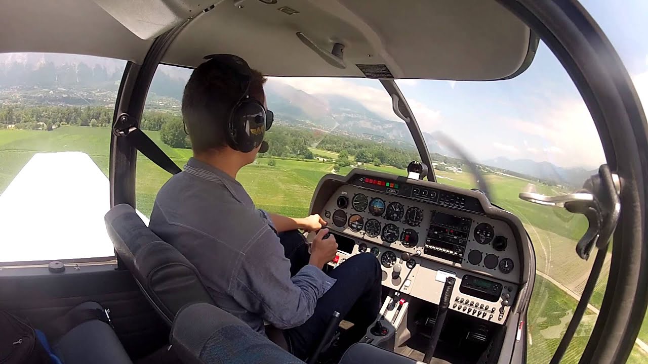 First Solo Flight with a Robin DR400