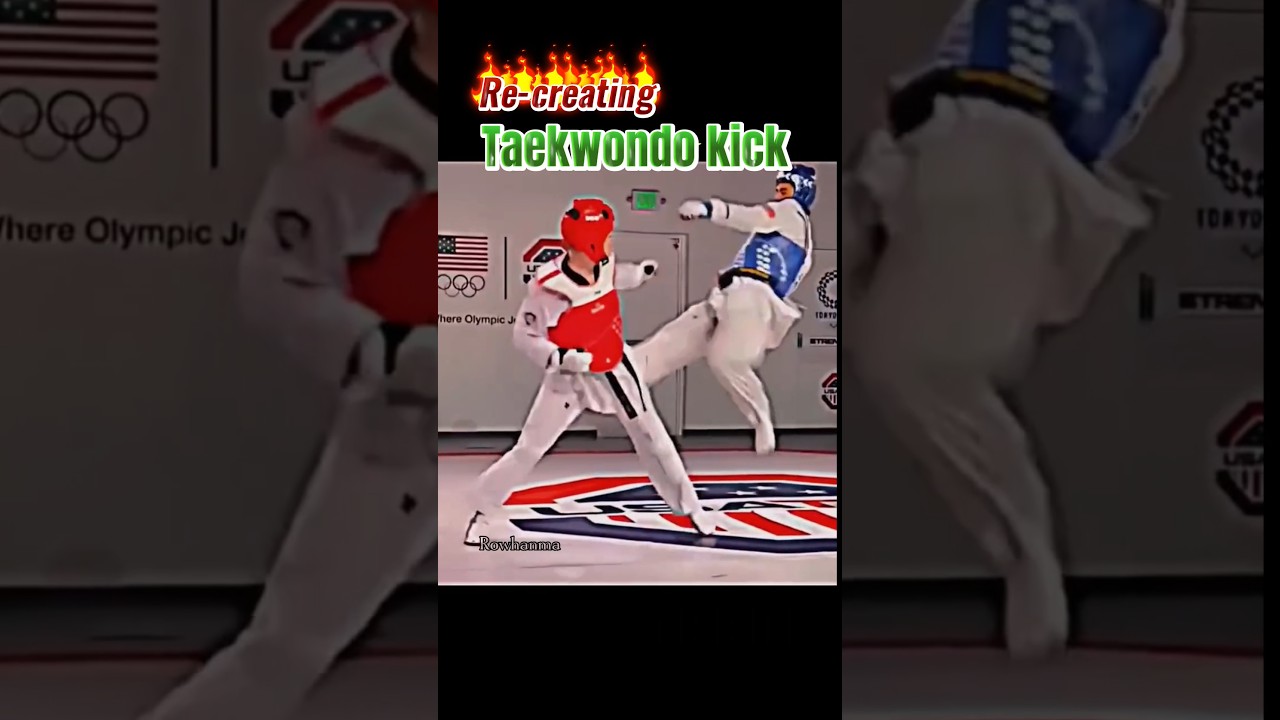 Taekwondo kicks#shorts #recreating #taekwondo #karate #taekwondokick #martialarts #kick #kickboxing