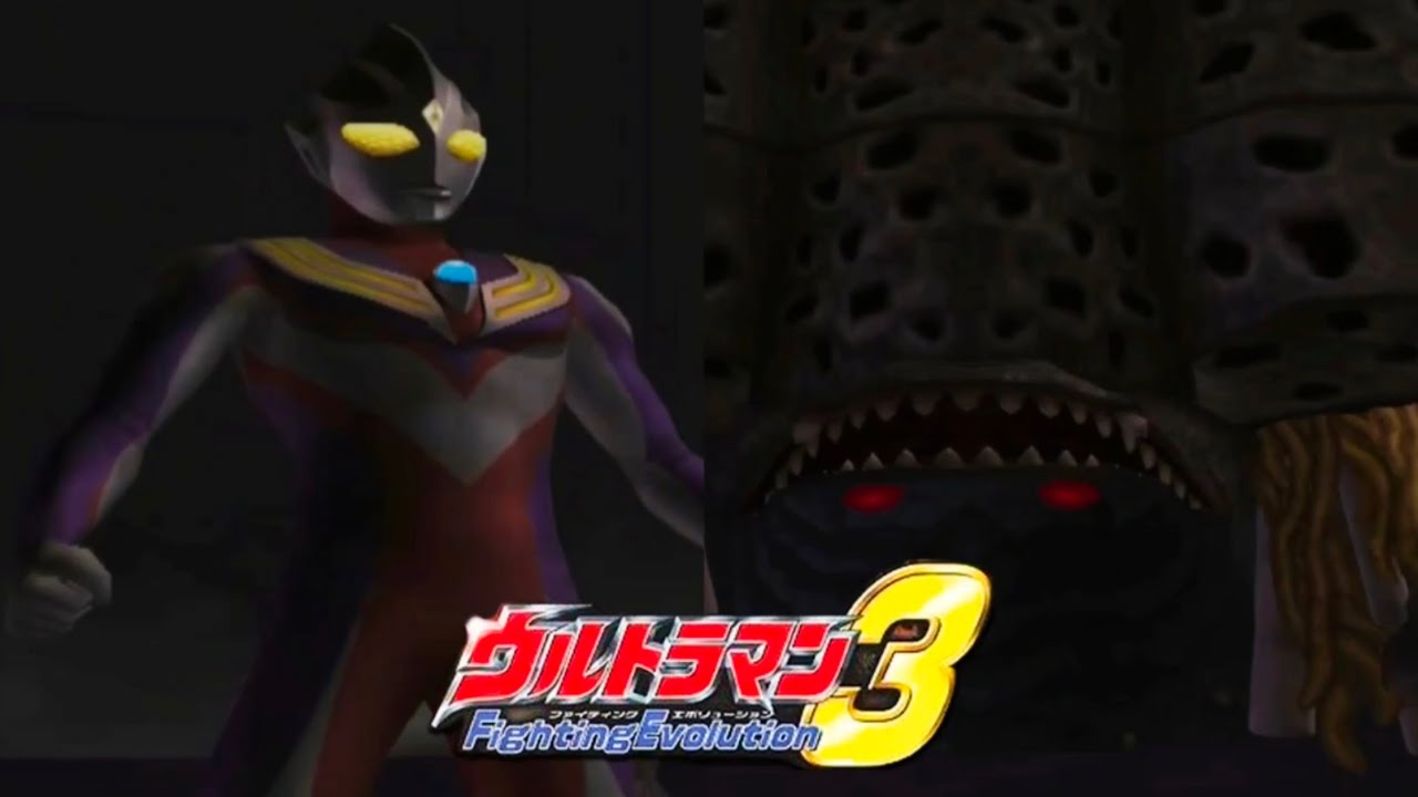 Ultraman FE3 Story Mode Ultraman Tiga ตอน ผู้ค้ำจุนความมืดมิด AetherSX2 