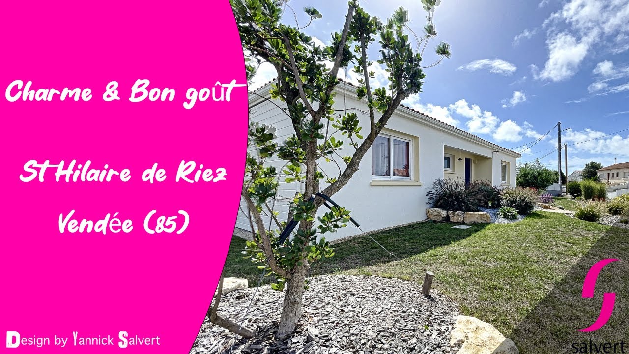 Charme & Bon Goût pour cette maison à vendre à St Hilaire de Riez - Vendée (85)