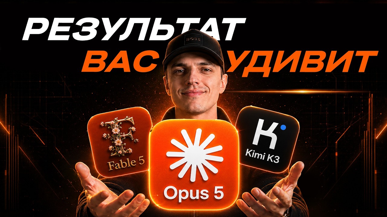 Opus 5 vs Fable 5 vs Kimi K3 &mdash; какая из них ЛУЧШАЯ нейросеть в 2026 году для вайбкодинга