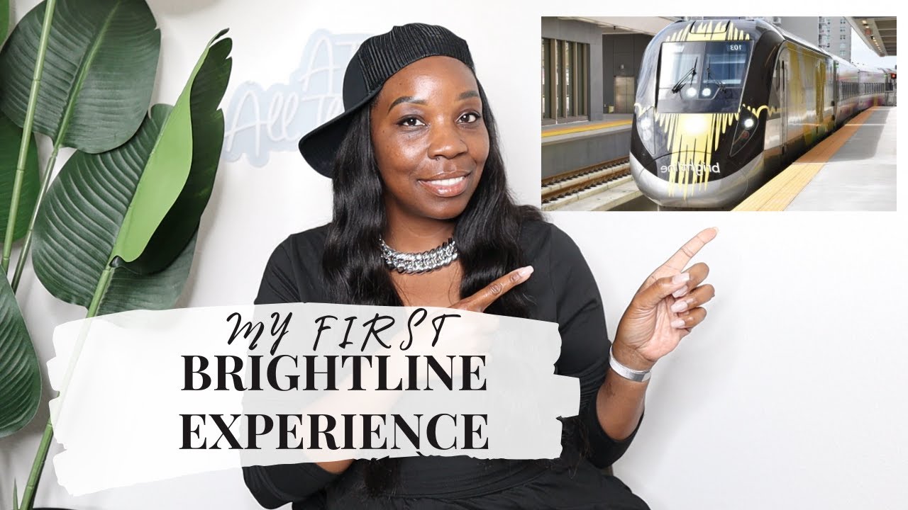I Took Florida's Brightline Train to Avoid Traffic | Train Travel Orlando