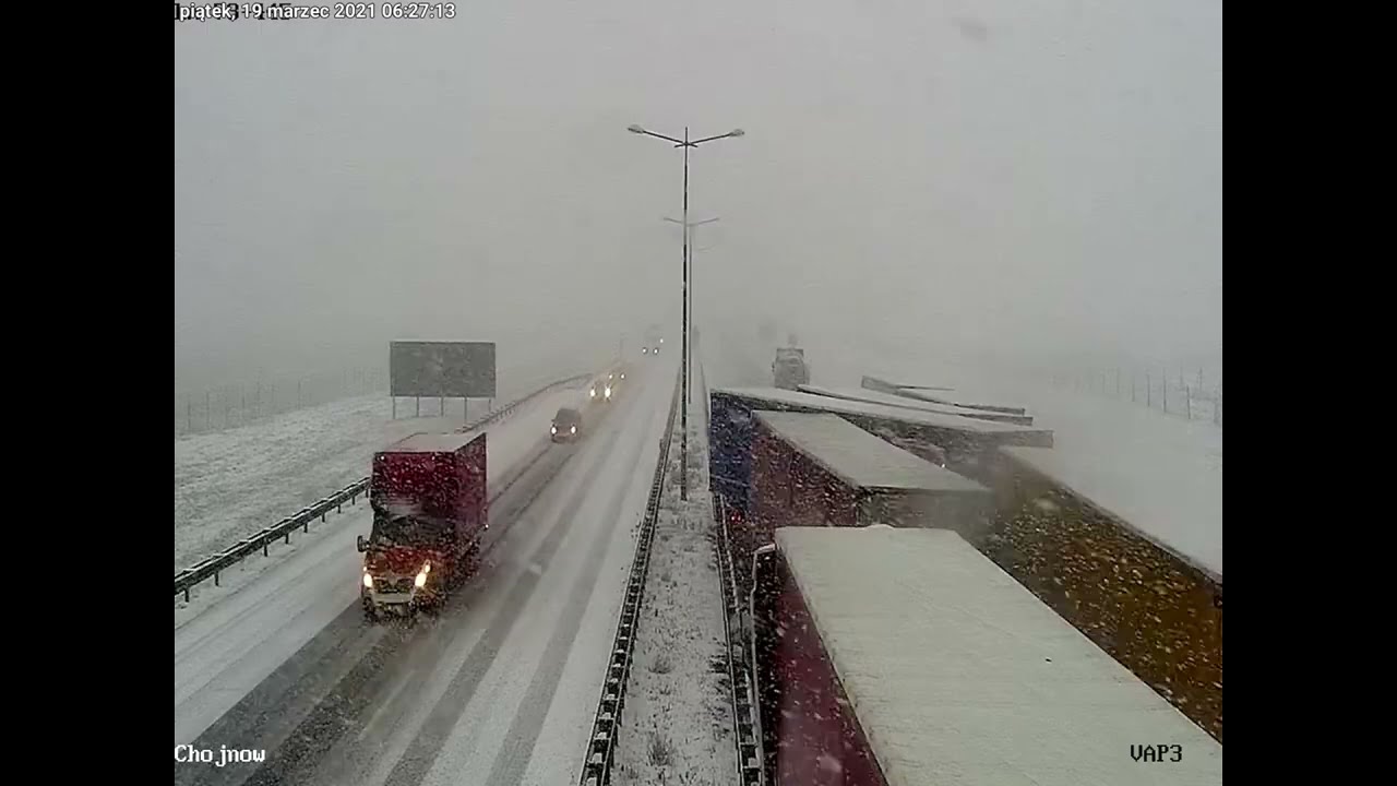 Karambol na A4, Chojnów, 19 marca 2021 r.