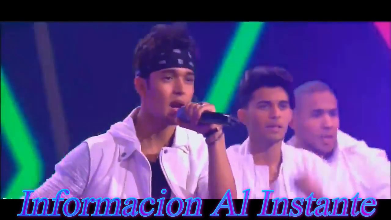 CNCO cantando HEY DJ en DON FRANCISCO TE INVITA