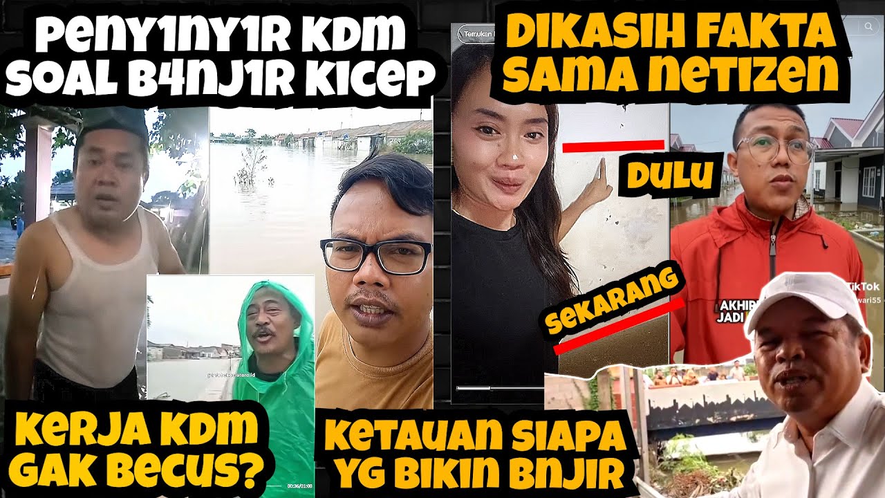 KDM GAK BECUS⁉️PeNY1NY1R KDM Soal B4NJ1R KICEP‼️Dikasih FAKTA Sama Netizen‼️